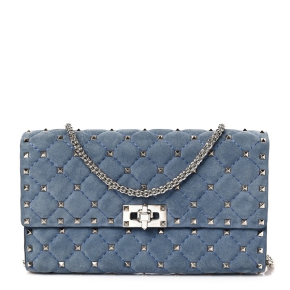 Valentino Garavani Pale blue rockstud bag